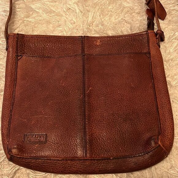 Duluth Trading Co Brown Leather Crossbody Bag - Picture 2 of 16